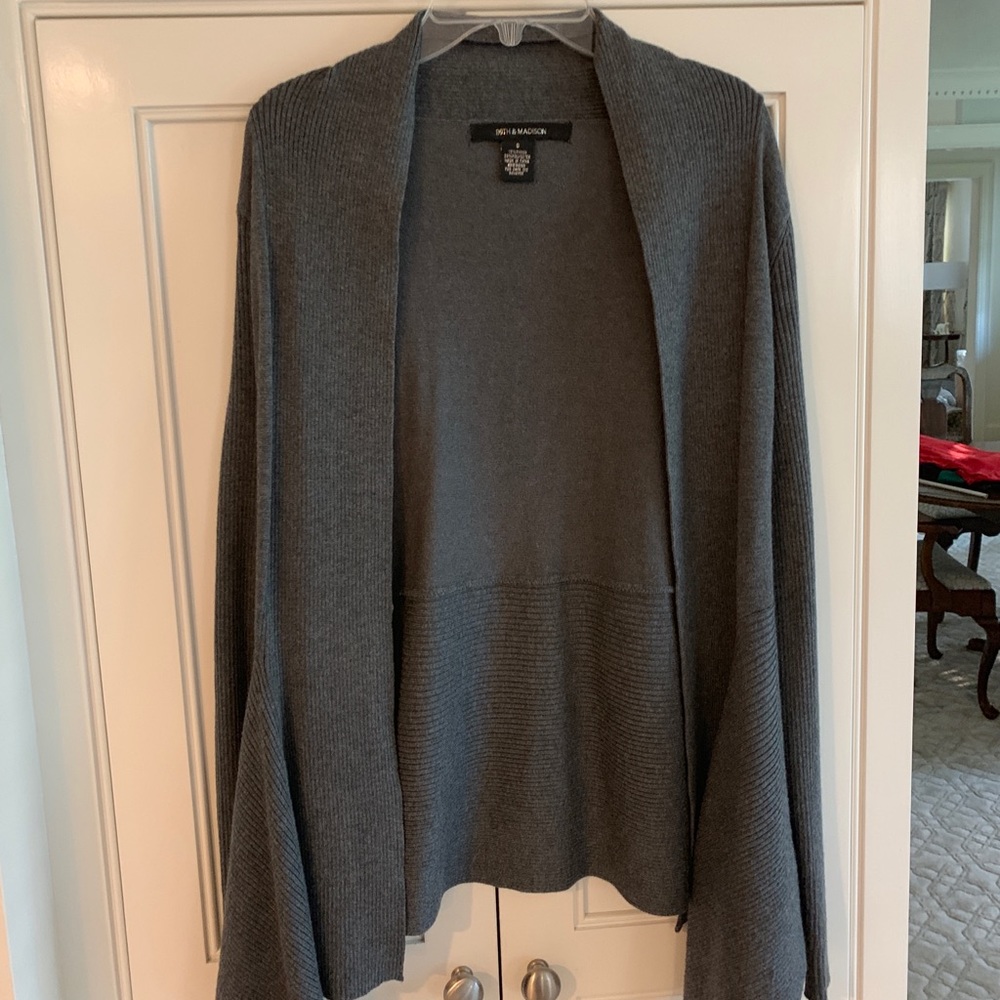 89th and Madison Gray Cardigan